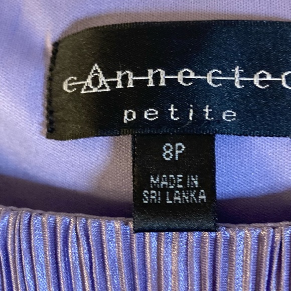 Connected Petite light purple dress - Picture 3 of 4